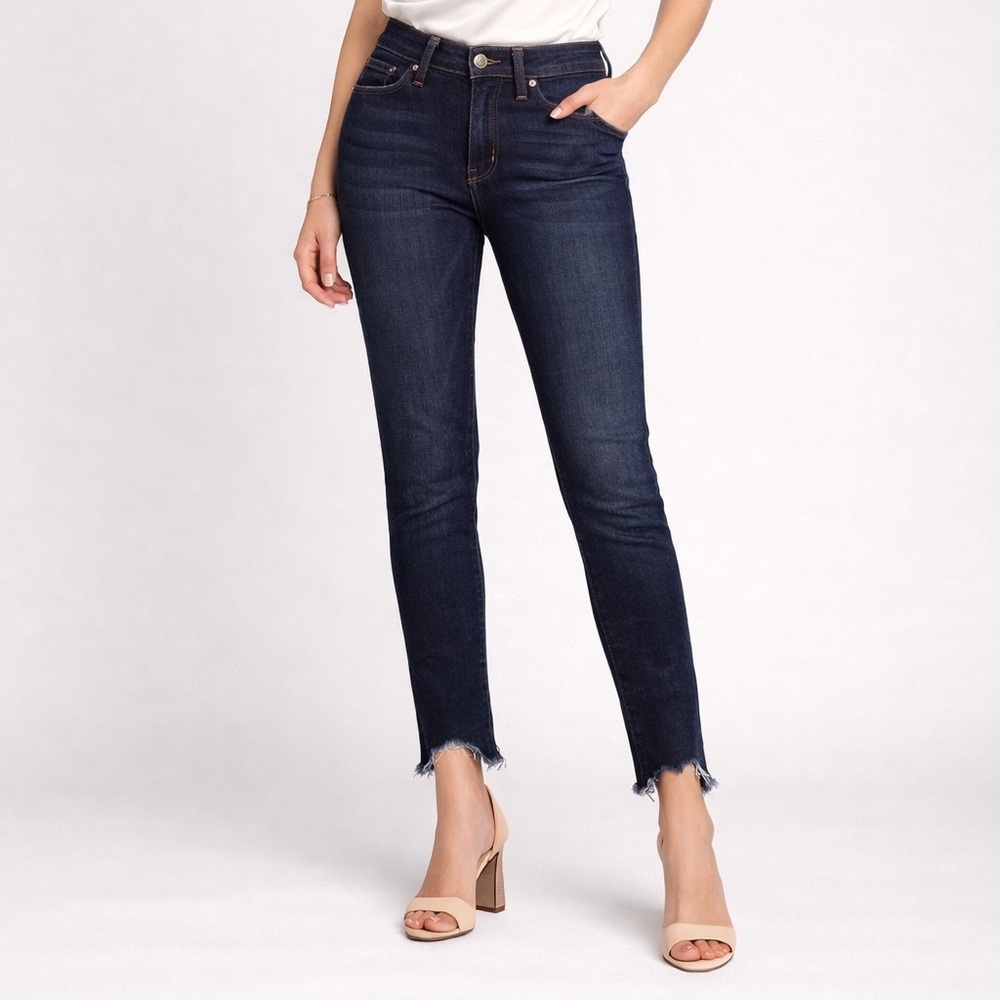 hudson krista super skinny shark bite dark wash
